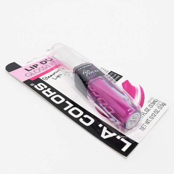 L.A. Colors Lip Gloss Lipstick Duo VIBE - Picture 3 of 6